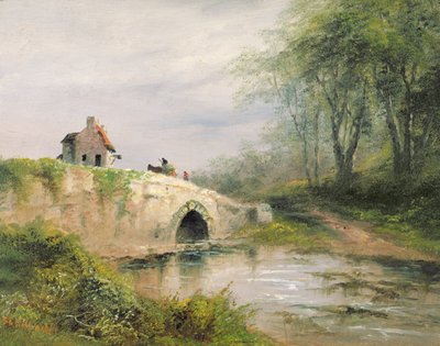 Pont sur une rivière - S.L. Kilpack